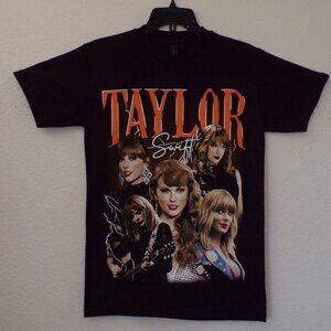 New "Taylor Swift Picture Collage" Unisex Silkscreen T-Shirt. Sizes Small–3XL.
